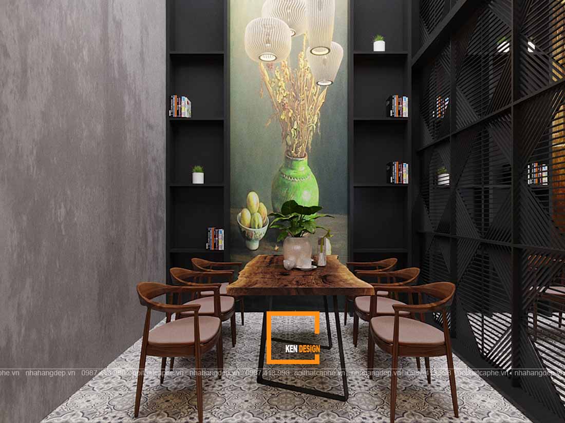 thiết kế quán cafe